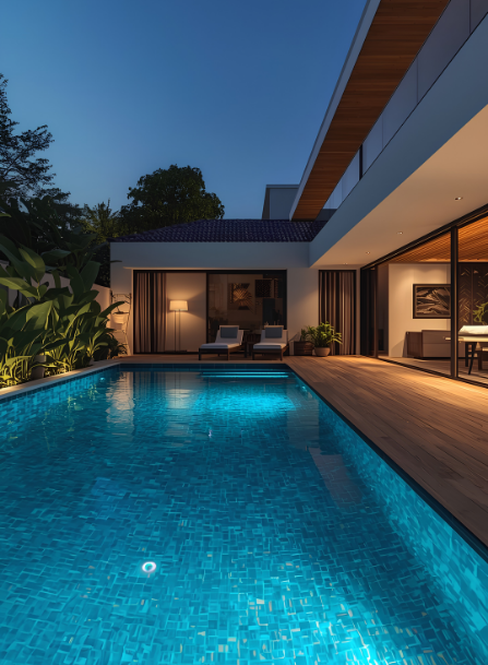 Swimming Pool - Blue Splash